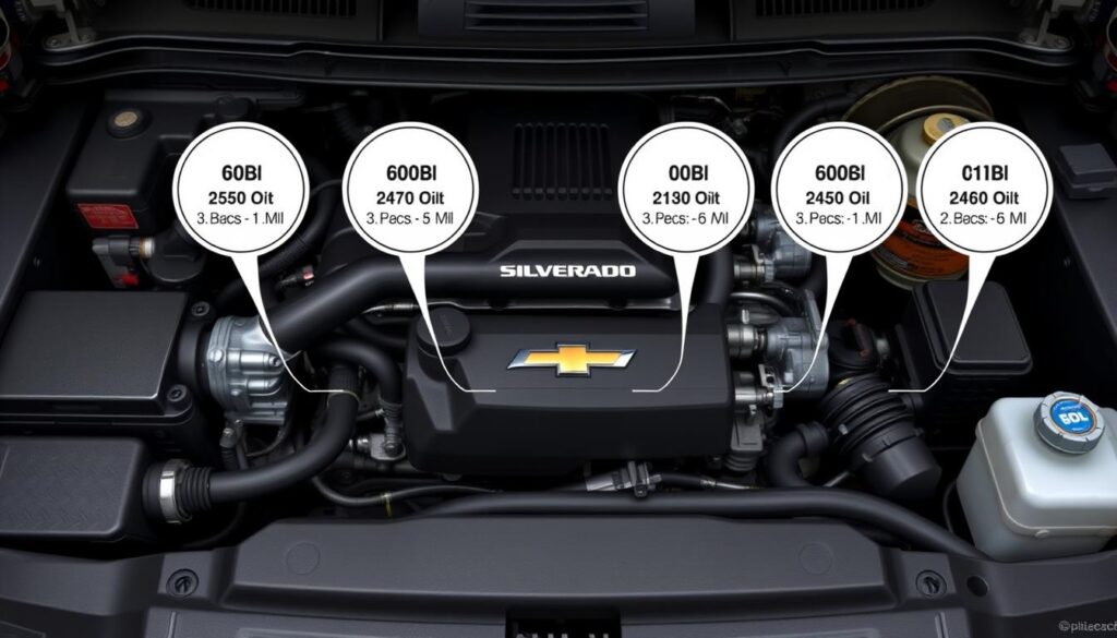 2015 Chevrolet Silverado oil capacity