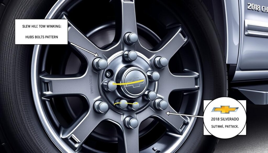 2018 Chevrolet Silverado wheel bolt pattern