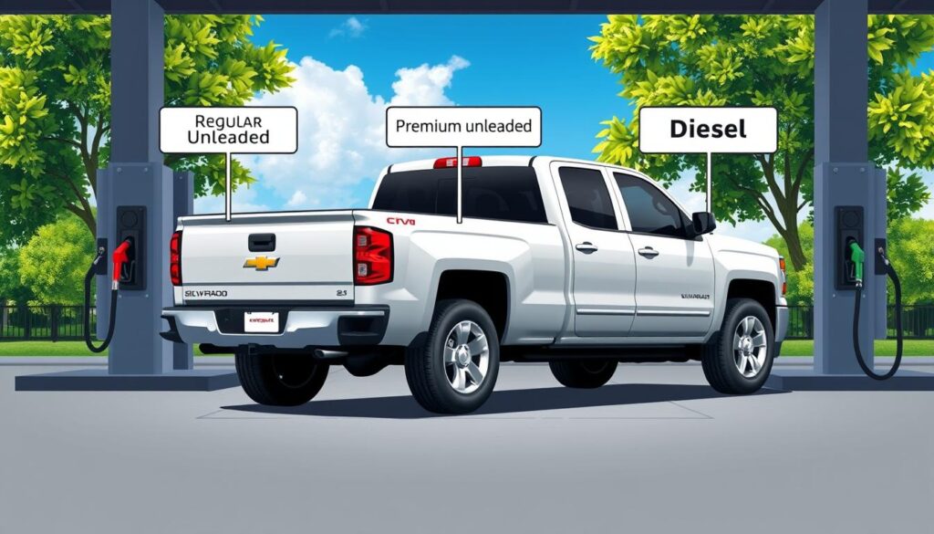 Chevrolet Silverado gas requirements