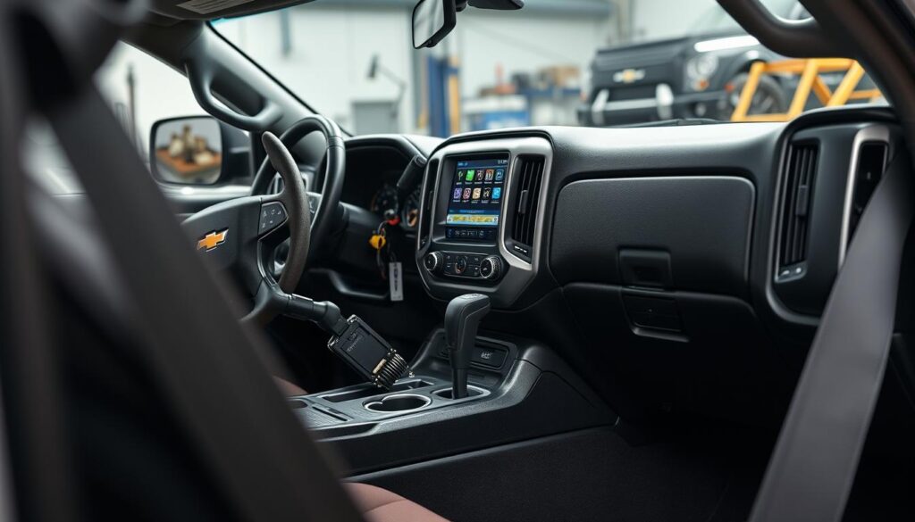 Chevrolet Silverado safety restraint system modification