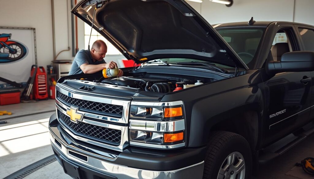 Chevy Silverado coolant replacement