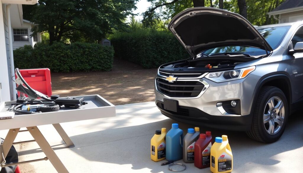 Chevy Traverse oil change