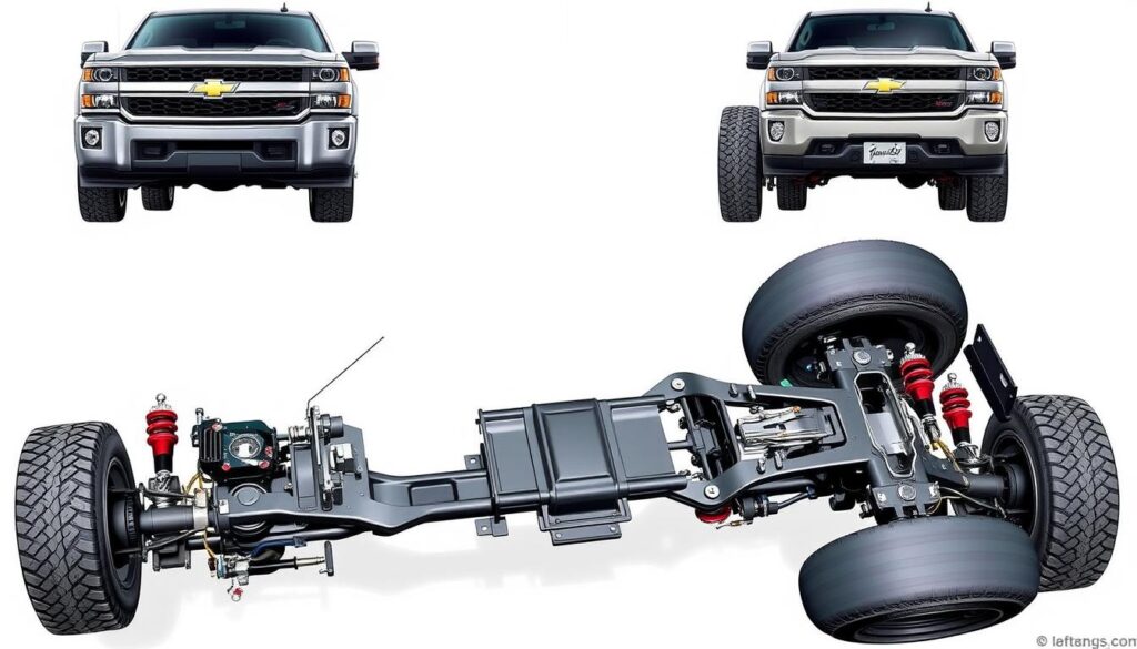 Chevy truck axle configuration