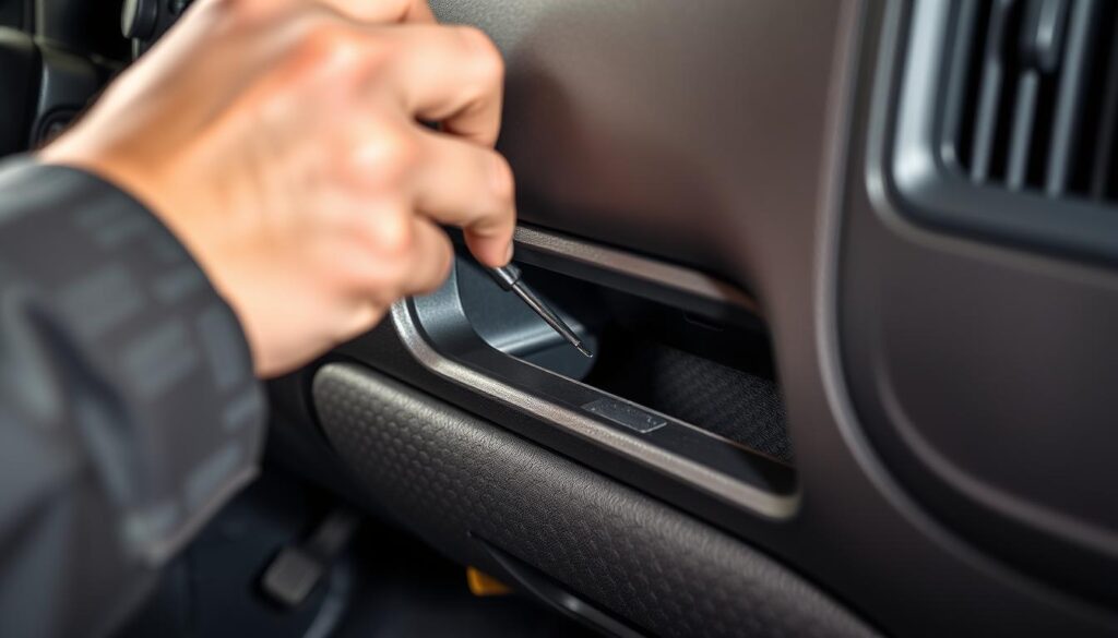 Chevy truck lower dashboard trim removal techniques