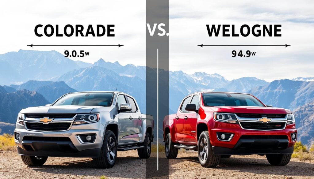 Colorado pickup truck weight comparison