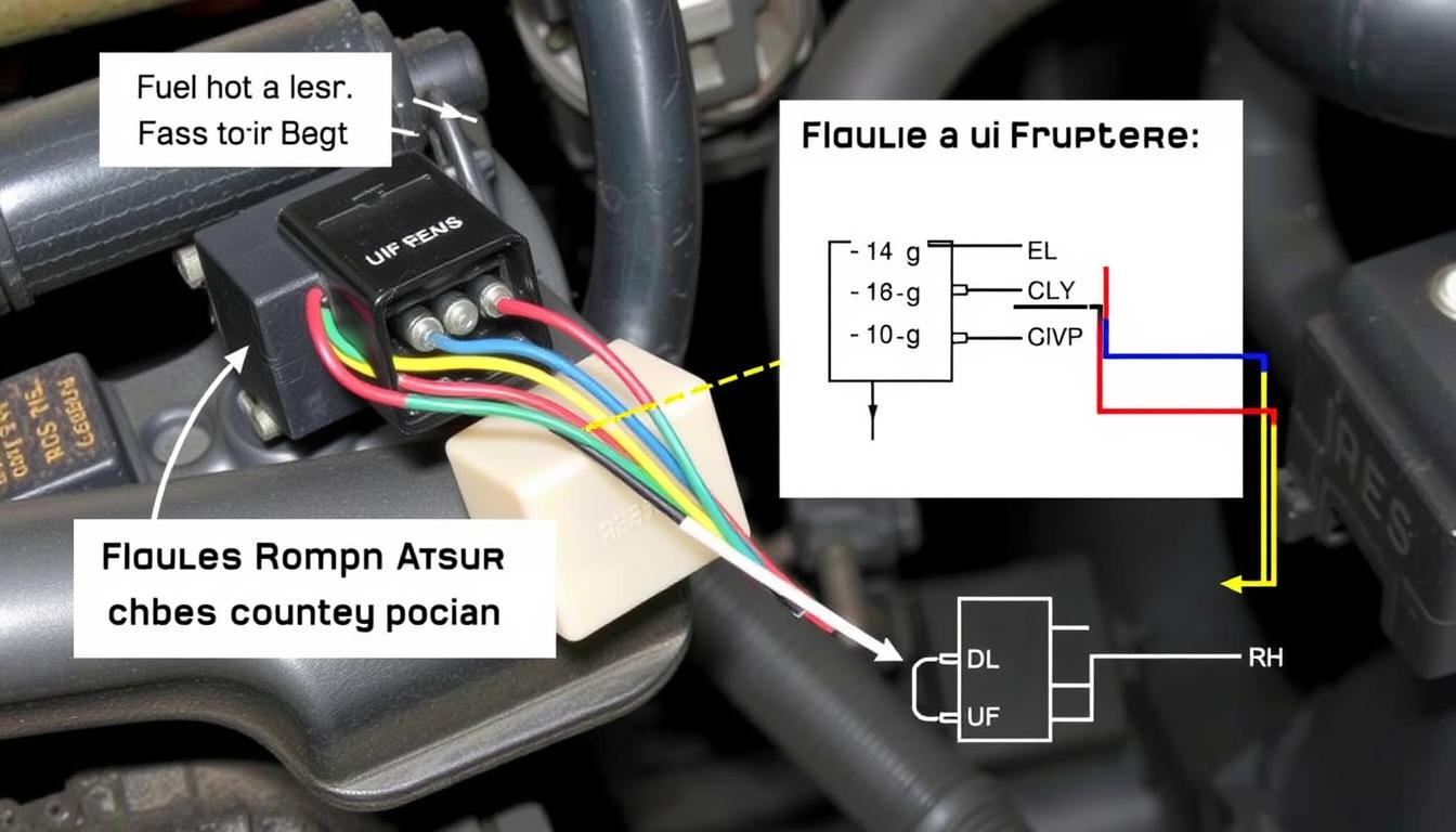 Diagram how to jump fuel pump relay on Chevy truck