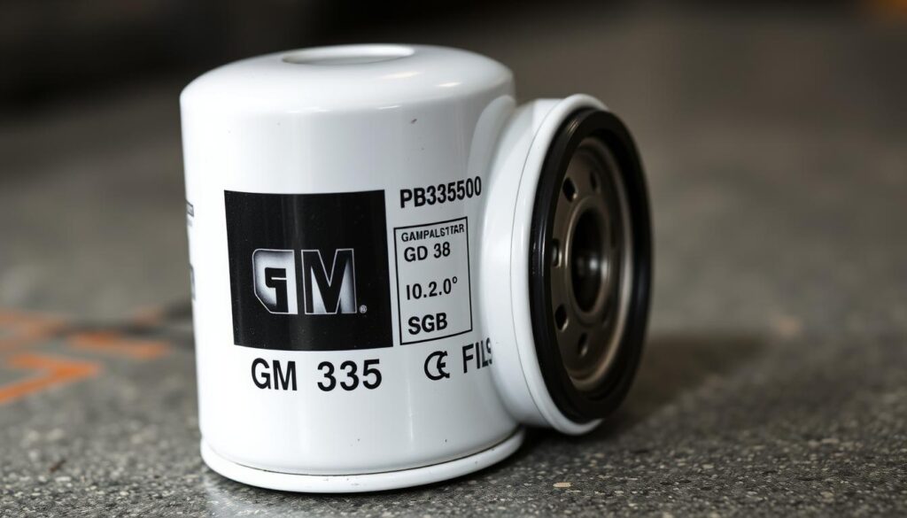 GM oil filter specifications