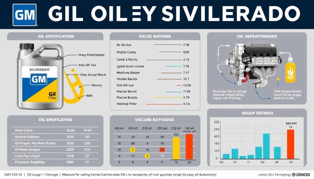 GM oil specifications and viscosity ratings for 2005 Chevy Silverado