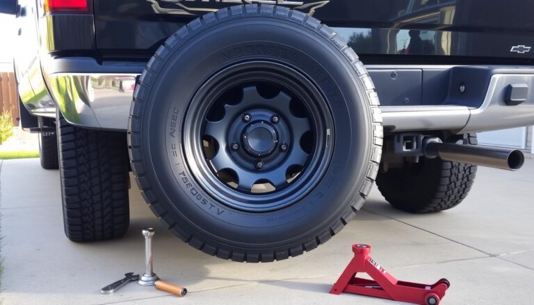 How To Remove Spare Tire Chevy Silverado