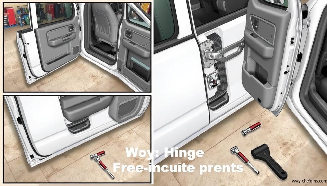 How To Replace Door Hinges On Chevy Silverado