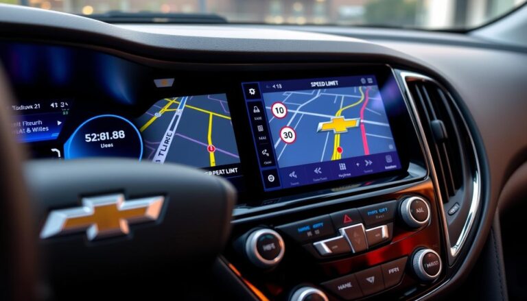 How to display speed limit on Chevy navigation