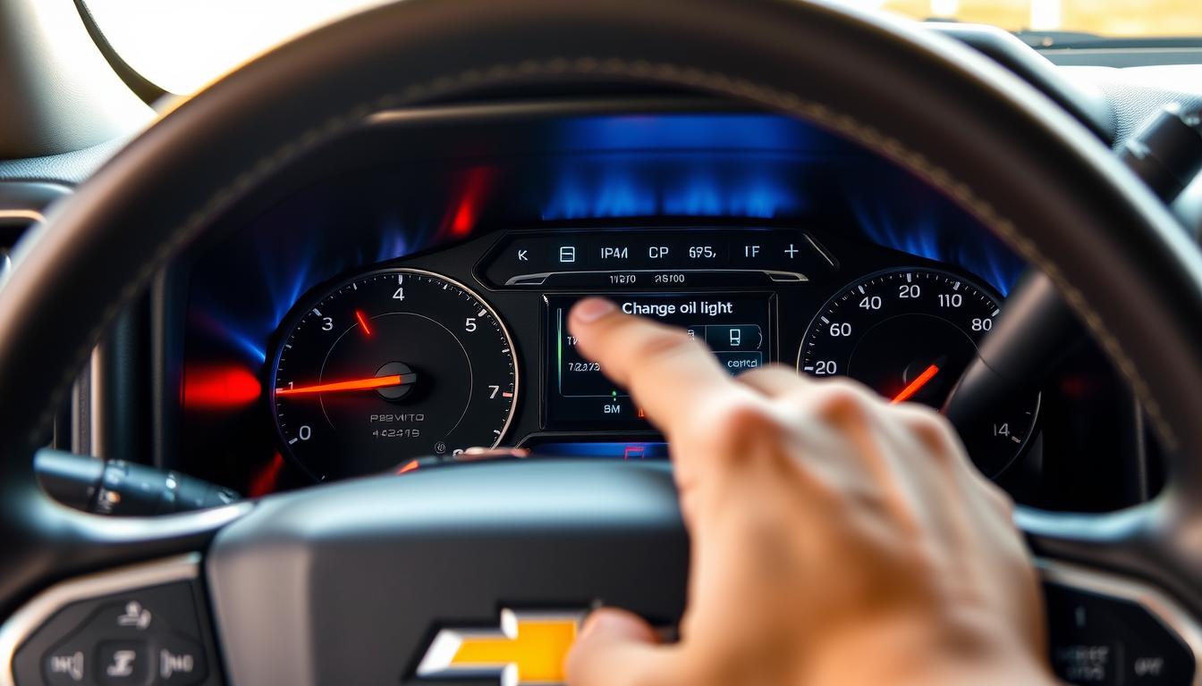 How to reset the change oil light on a Chevy Silverado