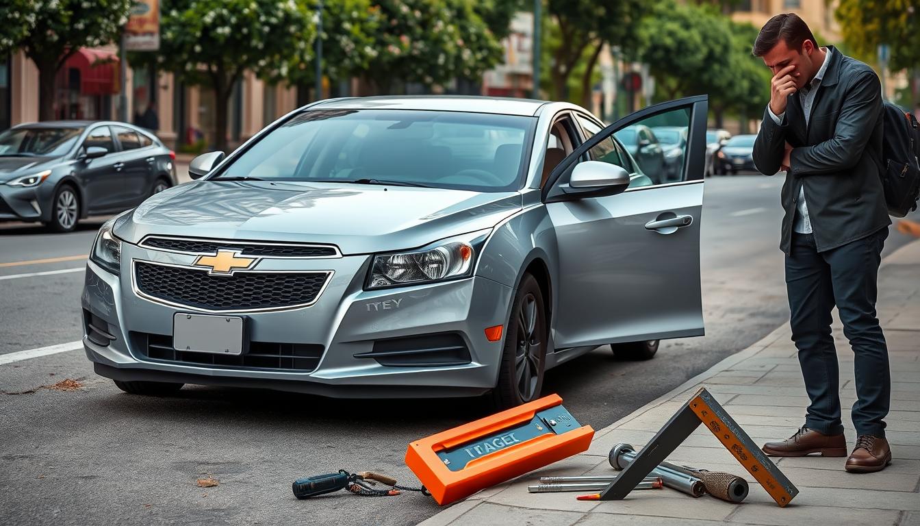 How to unlock Chevy Cruze with keys locked inside