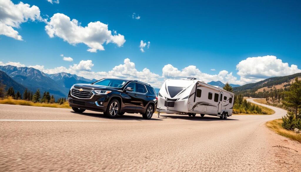 Traverse trailer towing