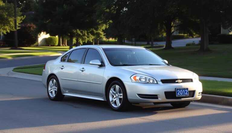 What is the blue book value of a 2012 Chevy Impala