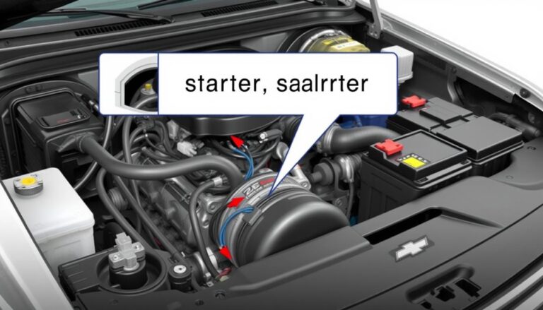 Where Is The Starter On A 2017 Chevy Silverado