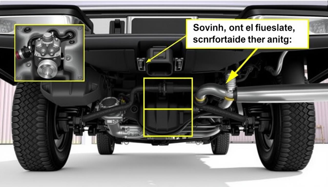 Where is the evap canister located on a 2005 Chevy Silverado