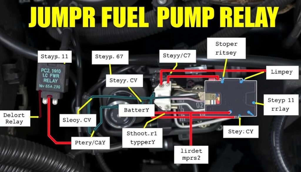 diagram how to jump fuel pump relay on chevy truck