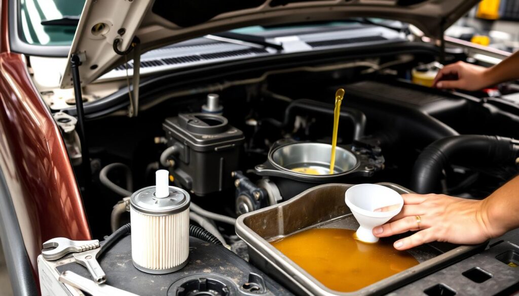 engine oil change Chevy Silverado