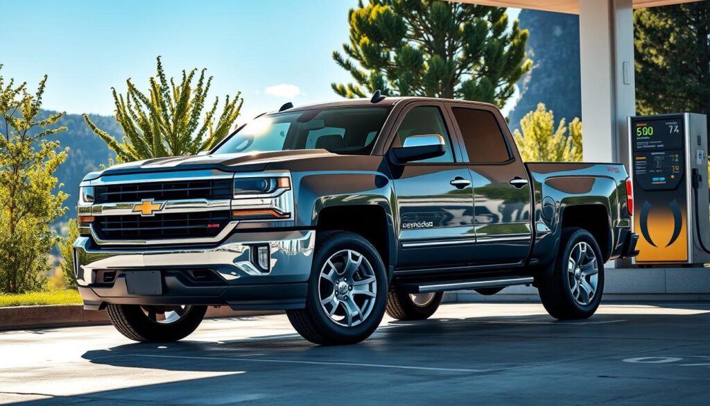 fuel efficiency of the Chevy Silverado 2.7 Turbo