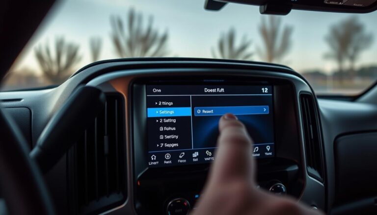 how to reset infotainment system chevy silverado