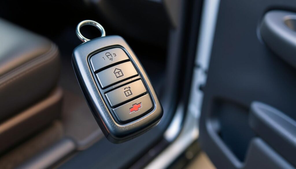 keyless entry features of Chevrolet Silverado