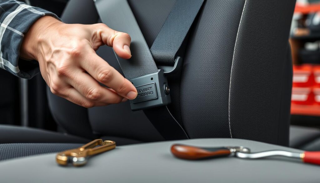 seat belt maintenance chevy truck