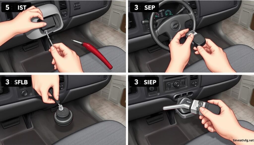 step-by-step ignition cylinder replacement guide