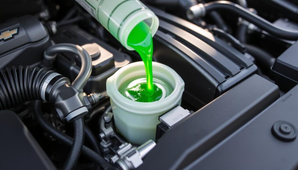 chevy cruze antifreeze fill-up