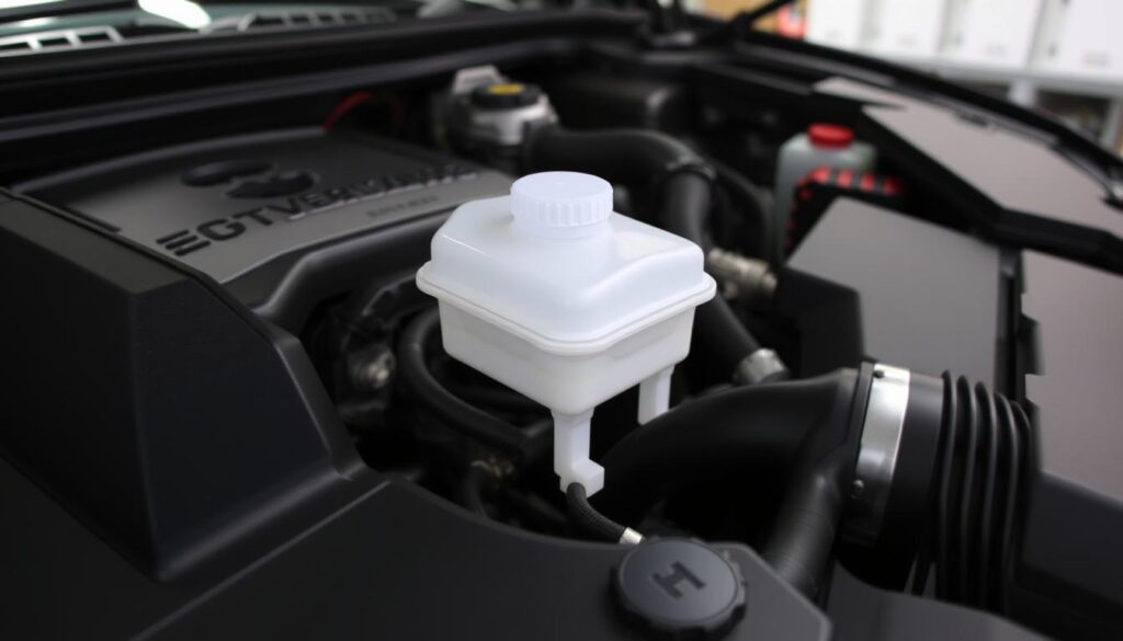 chevy cruze coolant reservoir location