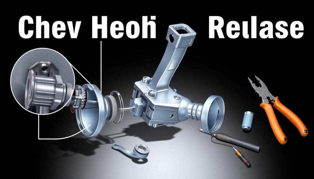 chevy hood release mechanism