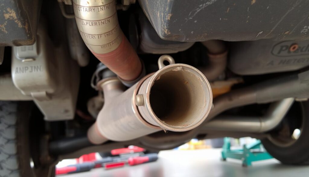 chevy traverse exhaust rattle