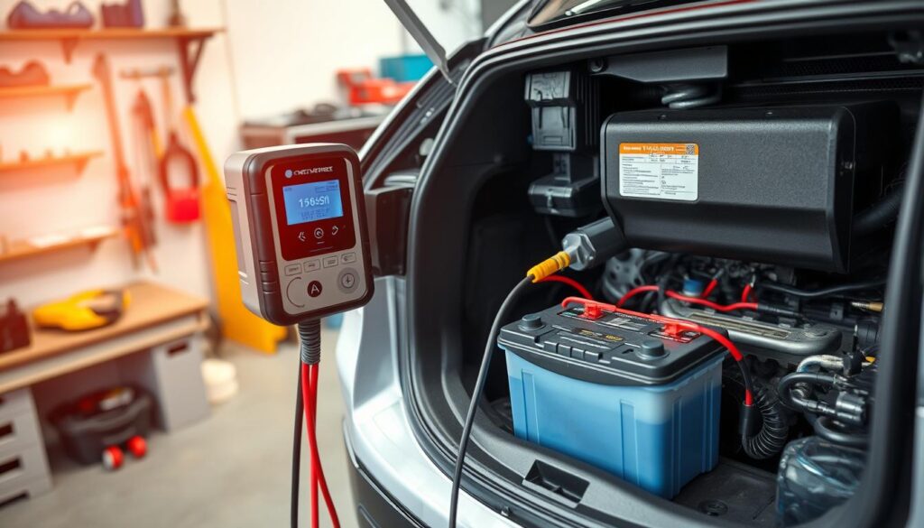 how to charge a chevy traverse battery