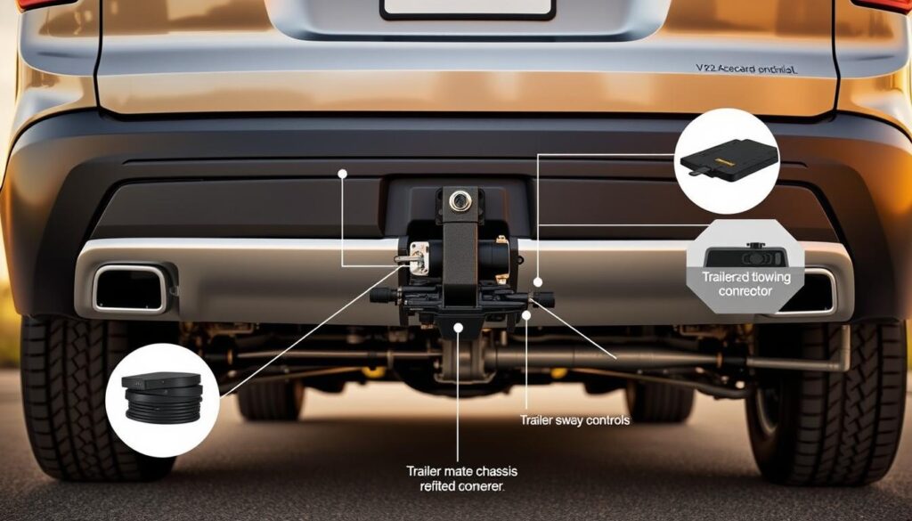 gmc acadia v92 towing package features