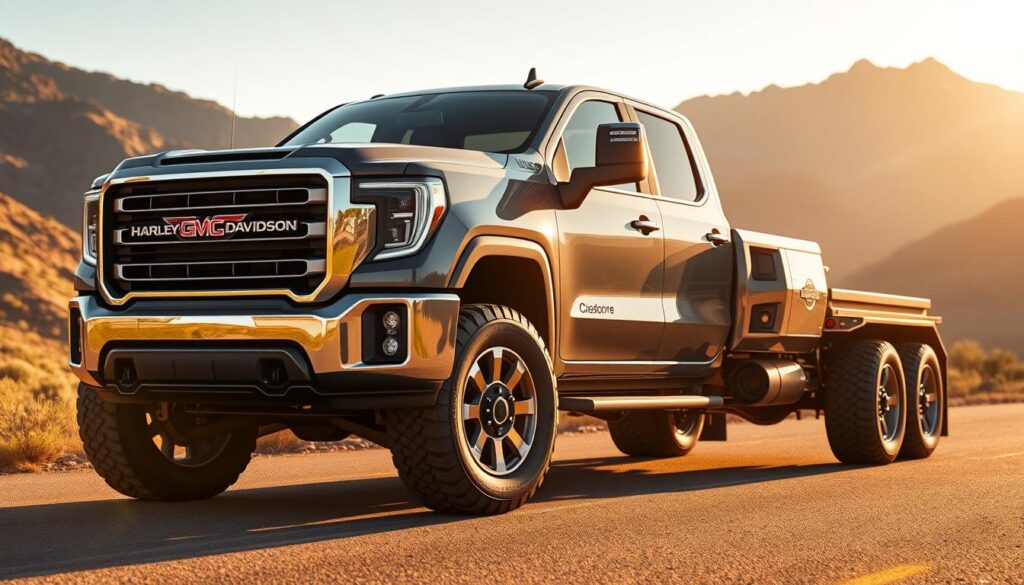 key features of gmc harley davidson truck
