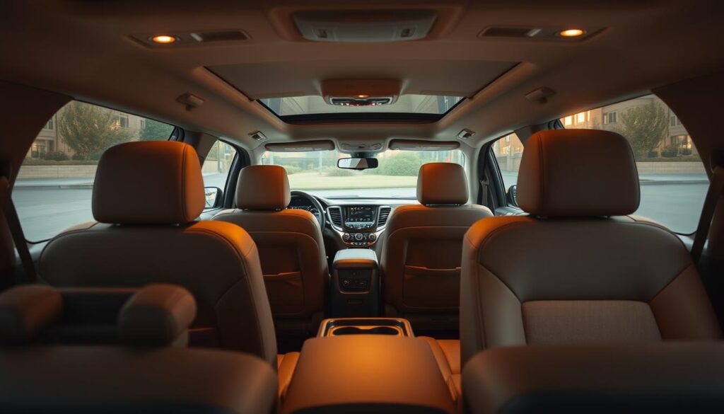 Chevy Traverse seating capacity and family comfort