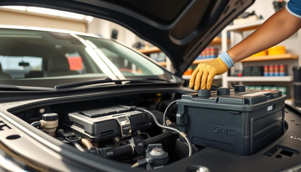 GMC Terrain battery replacement steps