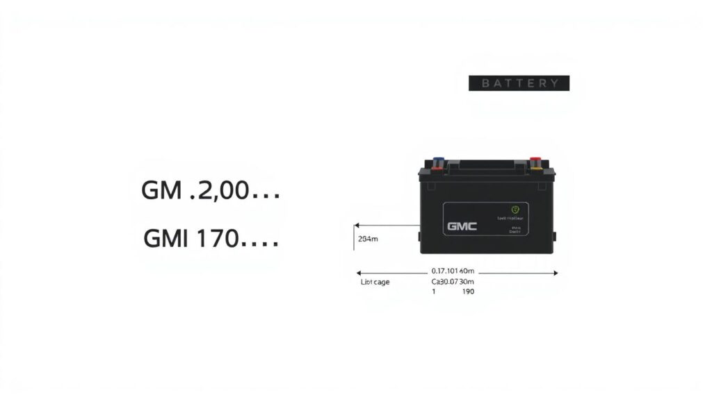 GMC Terrain battery size specifications