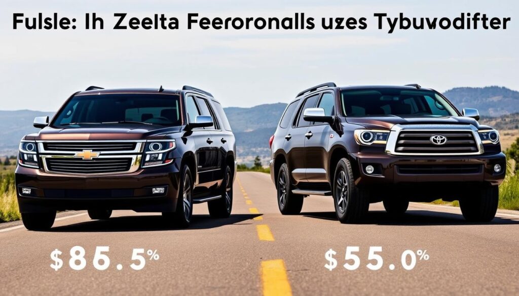 chevy tahoe vs toyota sequoia mpg