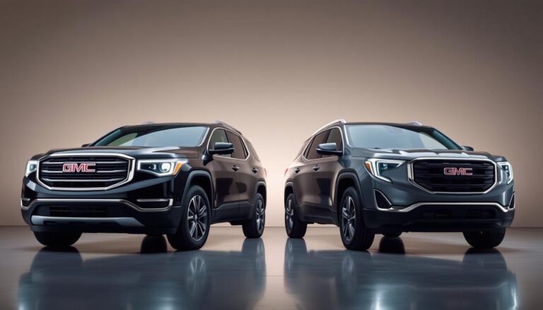 gmc acadia vs terrain